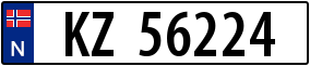 Truck License Plate